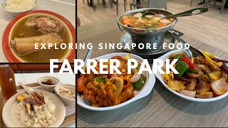Singapore Food Tour: Farrer Park 🇸🇬  Thai food, Bak Kut Teh, International Buffet, Porridge buffet