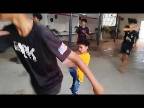 Aula de capoeira na casa da cultura Radegundes Feitosa em Itaporanga PB. 