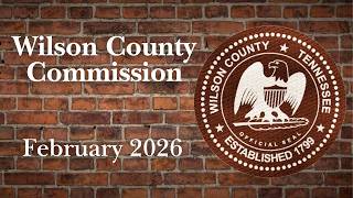 Download lagu Wilson County TN Commission Meeting- February 2026 mp3 Download lagu Wilson County TN Commission Meeting- February 2026 mp3