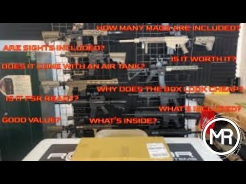 Unboxing!! Valken M17 Unpack and Reaction.