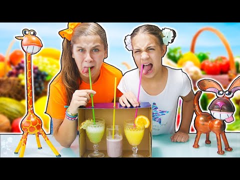 DESAFIO NÃO ESCOLHA O CANUDINHO ERRADO - Don’t Choose Pick the Wrong Straw - Mileninha