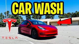 How to wash your Tesla