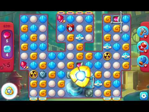 Fishdom Hard Level 6201 (with 2 boms boosters) @choraelmin