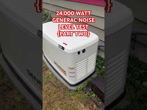 Generac vs Portable Generators Noise Level Faceoff!