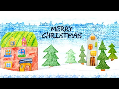 Animated Christmas Card Template - Kindergarten Christmas