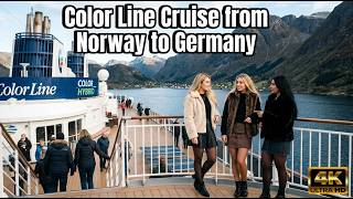 Oslo Norway to Kiel Germany 4K Tour inside Color Line Cruise Vibes Sea