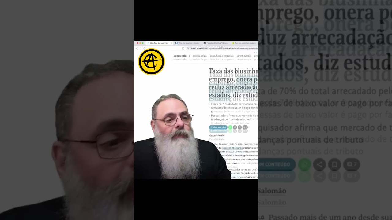 TAXA das BLUSINHAS PREJUDICOU os MAIS POBRES e NÃO GEROU SEQUER UM EMPREGO: QUEM IMAGINARIA ISSO?