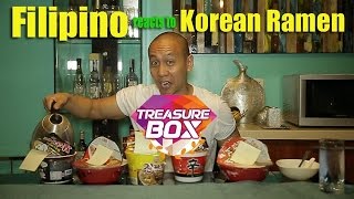 Filipino Reacts to Korean Ramens | Acau & Mikey Bustos