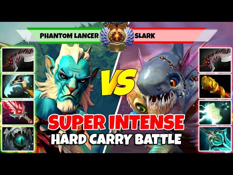 PHANTOM LANCER (Carry) vs SLARK (Carry) - Epic Battle Of Immortal Rank Dota 2 Players - Z Dota 2