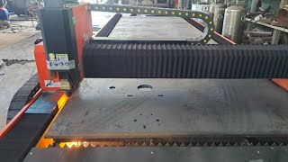 Máy cắt Laser 6000w cắt sắt dày 25 mm. #6000w #cypcut #raytools