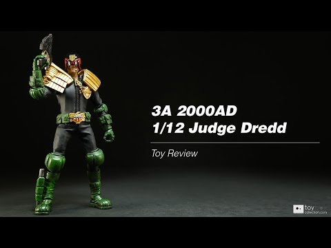 3A 2000AD 1/12 scale Judge Dredd action figure toy review