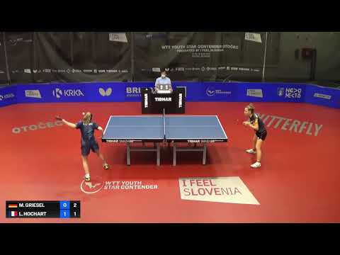 Mia Griesel (GER) vs Leana Hochart (FRA) | U15 QF | 2021 WTT Youth Star Contender Otocec
