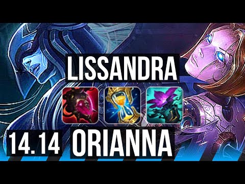 LISSANDRA vs ORIANNA (MID) | 66% winrate, 11/3/14, Godlike | EUW Diamond | 14.14