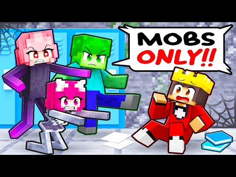 INSANE! Only Girl in School with All Mobs
