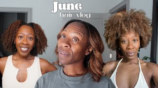 JUNE HAIR VLOG| Beach vacation, trying new products and finally a TRIM! |Heyknottygirl hair