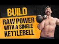 INTENSE Single Kettlebell Workout (Build RAW POWER, STAMINA, & MUSCULARITY) | Coach MANdler