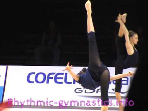 Alexandra Merkulova Ribbon Training Grand Prix Thiais 2013