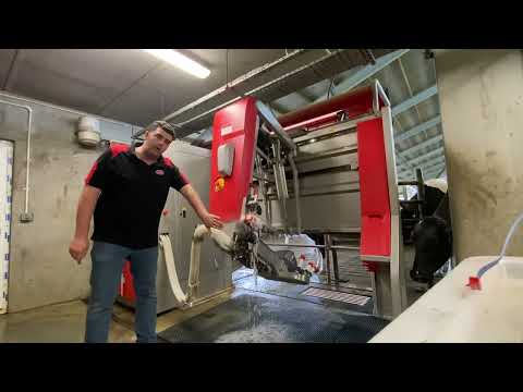 Robot Cleaning on a Lely Astronaut A5 robot