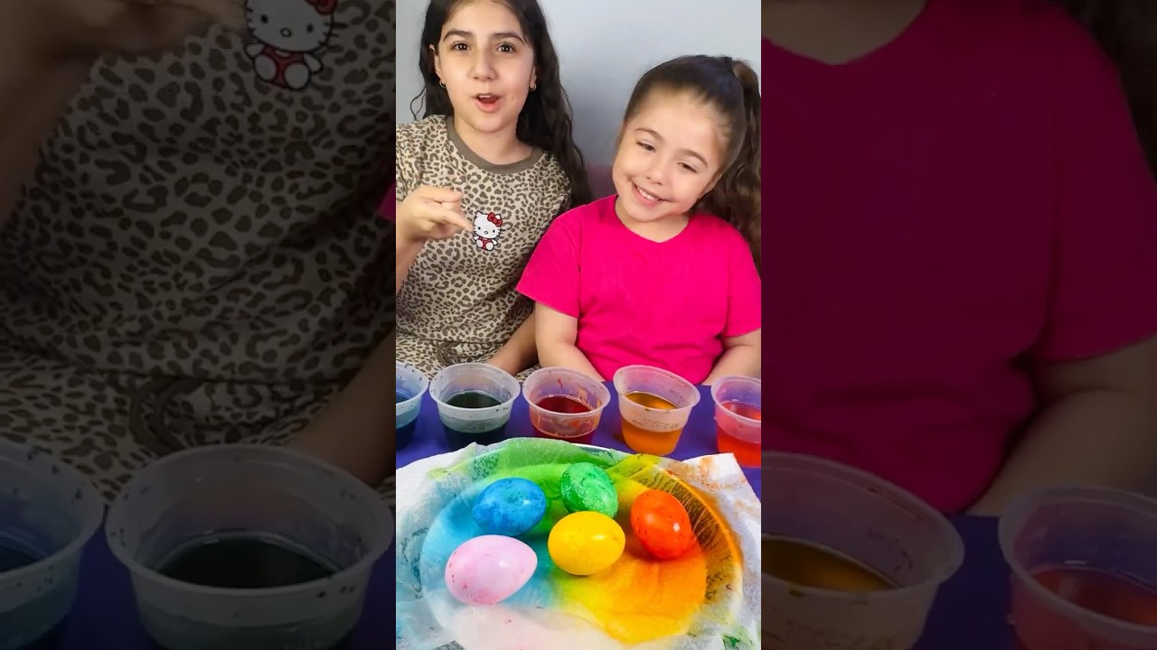 Easter  Dyeable Eggs  with Elizabeth and Briceida DIY