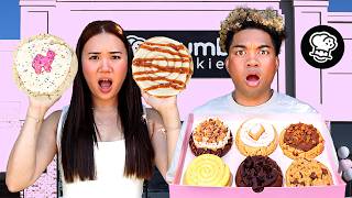 We Tried CRUMBL COOKIE For The FIRST TIME! *NEW MENU*