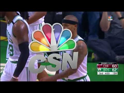 NBA, playoff 2017, Celtics vs. Bulls, Round 1, Game 1, Move 33, Isaiah Thomas, 2 pointer
