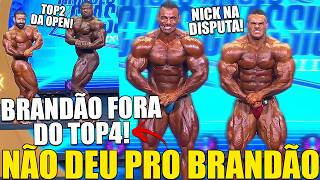 DEU RUIM! BRANDÃO FICA FORA DO TOP 4 NO ARNOLD CLASSIC E BRIGA NO PALCO ESTÁ ACIRRADA NAS PRÉVIAS