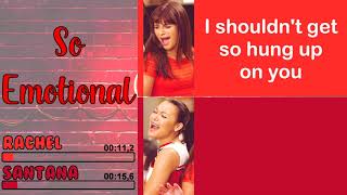 Glee - So Emotional | Line Distribution + Lyrics