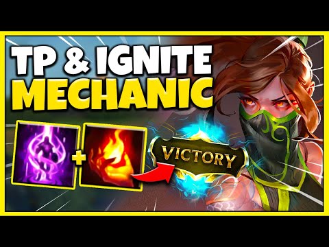 This New TP IGNITE Akali Strategy Made my Winrate INSANE (NOT CLICKBAIT) - League of Legends