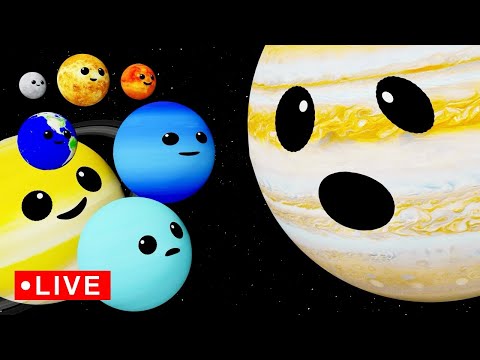Planets for KIDS  🔴🌙🪐🌎 | Planet video | How Many Moons Does Each Planet Have | Top 10 Moons