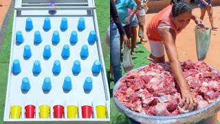 WATER TANK MEAT CHALLENGE: Hit the Ball and Win!