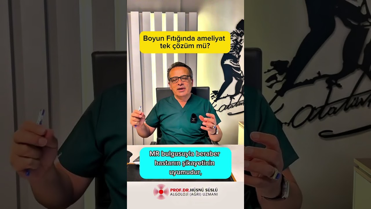 Fıtıkta tek çözüm ameliyat mı? Prof. Dr. Hüsnü Süslü