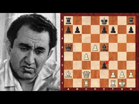 Tigran Petrosian Amazing Immortal Chess Game! vs Bobby Fischer - Candidates Match (1971) : Gruenfeld