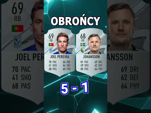 LECH POZNAŃ VS LEGIA WARSZAWA PORÓWNANIE SKŁADÓW W FIFIE #shorts #koksor #polska #lech #legia