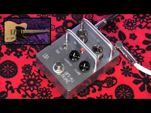 Lightning Boy Audio OPTI-MU PRIME real tube compressor demo with 3 different guitars