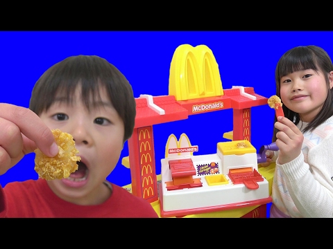 マクドナルド 料理 おもちゃ ナゲットメーカー こうくんねみちゃん McDonald's Nugget maker Play shop