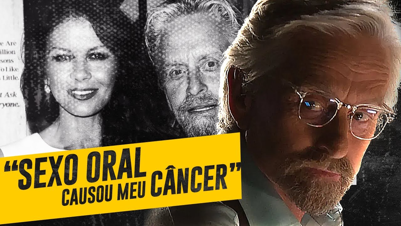 "SEX0 0RAL CAUSOU MEU C4NCER"  (MICHAEL DOUGLAS)