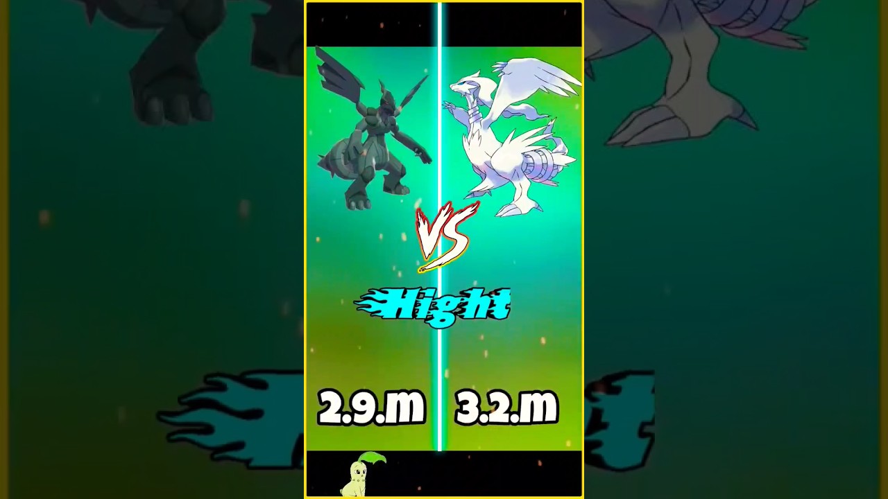 Zekrom Vs Reshiram | Who Is Powerfull | #shorts