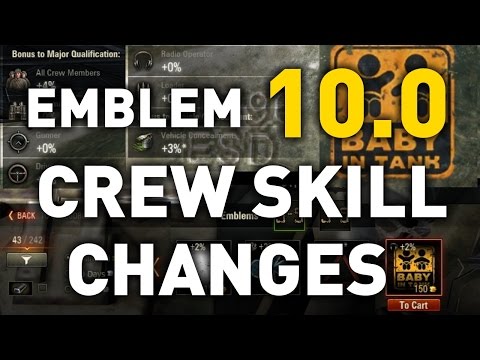 World of Tanks || Emblem Crew Skill Bonuses - 10.0 Rubicon Preview