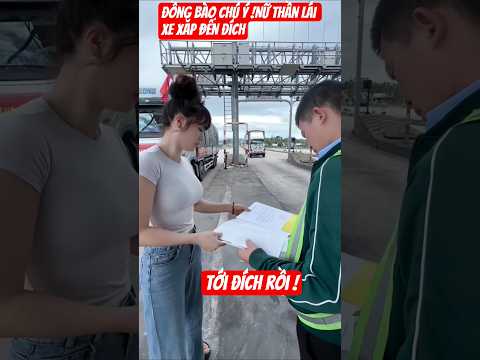 Đồng Bào Chú Ý !Nữ Thần Lái Xe Xắp đến Đích #xuhướng #tintuc