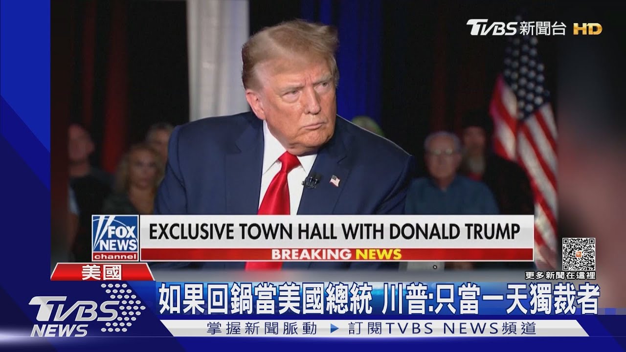 如果回鍋當美國總統 川普:只當一天獨裁者