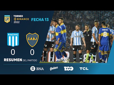 #TorneoBinance | Fecha 13 | resumen de Racing - Boca