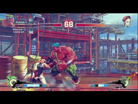 SSF4: Wildcat (Hakan) VS NiKe5123 (Cammy)