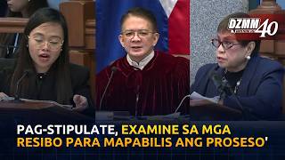 Defense, prosecution clash on stipulating acknowledgment receipts | DZMM (05 August 2026)