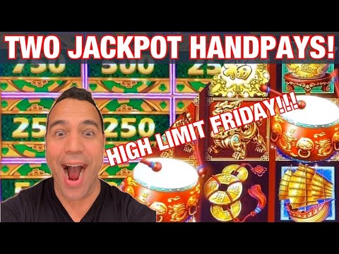 $5000 HIGH LIMIT FRIDAY 🎉 🎰 💵 | MIGHTY CASH JACKPOT!! 💰🍀 | DANCING DRUMS HANDPAY!! 🕺 🥁 👑 Video