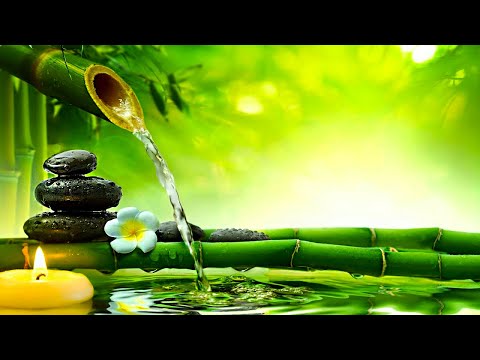 Sleep Sounds Bamboo Water Fountain | Black Screen | White Noise 12 Hours