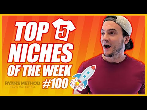 TOP 5 NICHES 🔥 Print on Demand Niche Research #100 🎉 — (4/10/2022)