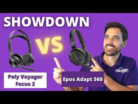 SHOWDOWN Poly Voyager Focus 2 UC Vs. Epos Adapt 560 - LIVE, MIC, SPEAKER AND RANGE TEST!