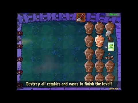 Plants Vs. Zombies Level 4-5 (Vasebreaker) - Fog - Night Pool - Kabut - Kolam Renang Malam
