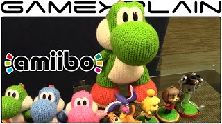 amiibo Showcase! - Mega Yarn Yoshi, Isabelle, Duck Hunt, & Chibi-Robo!
