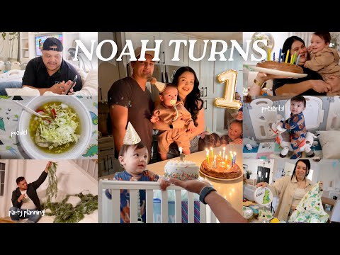 NOAH TURNS 1 + PARTY PLANNING! 🥳🧁